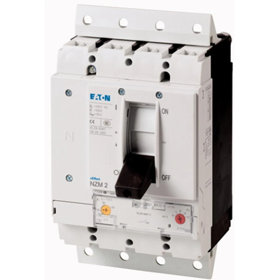 Interruptor de alimentación, 4 polos, 125 A, 150 kA, enchufe, instalación y protección de cables NZMH2-4-A125-SVE