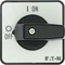 Interruptor de encendido/apagado T0-1-102/EZ, bipolar, 20 A, 90°, montaje en superficie de 22,3 mm, pomo negro, sin bloqueo.