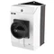 Interruptor de encendido/apagado T3-4-8344/I2/SVB-SW, 8 polos, 32 A, 90°, en carcasa IP65, pomo negro con candado.