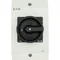 Interruptor de encendido/apagado T3-4-8344/I2/SVB-SW, 8 polos, 32 A, 90°, en carcasa IP65, pomo negro con candado.