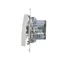 Interruptor de escalera con retroiluminación LED (módulo) 16A 230V terminales de tornillo blanco