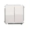 Interruptor de escalera doble (módulo) 10A 250V, terminales de tornillo, blanco