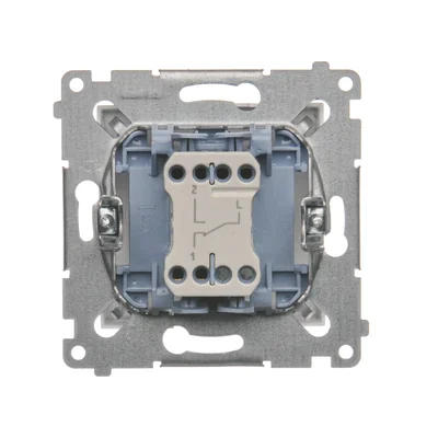 Interruptor de escalera (módulo) 10A 250V conectores rápidos, blanco