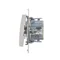 Interruptor de escalera (módulo) 10A 250V conectores rápidos, blanco