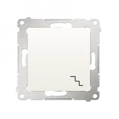 Interruptor de escalera (módulo) 10A 250V, conectores rápidos, crema