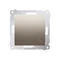 Interruptor de escalera (módulo) 10A 250V conectores rápidos dorado (metálico)