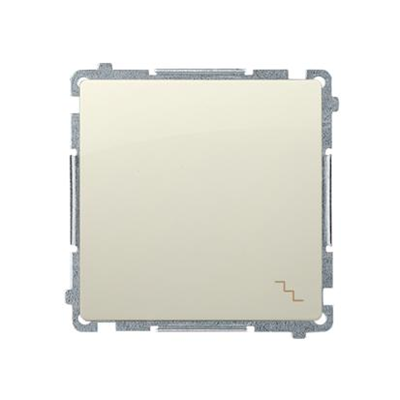 Interruptor de escalera (módulo) 10A 250V, terminales de tornillo beige