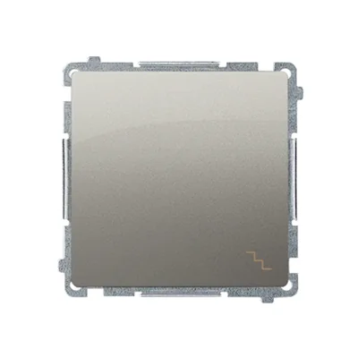 Interruptor de escalera (módulo) 10A 250V terminales de tornillo satinado (metálicos)