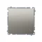 Interruptor de escalera (módulo) 10A 250V terminales de tornillo satinado (metálicos)