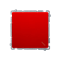 Interruptor de escalera (módulo) 230V, rojo