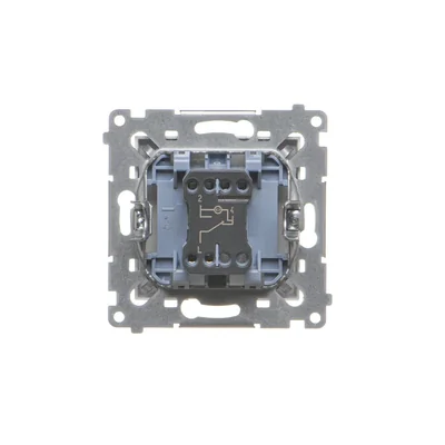 Interruptor de escalera Simon 54 WMDL-06112x-011 con retroiluminación LED sin pictograma (módulo) 16AX, 250V~, terminales de tornillo; blanco