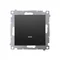 Interruptor de escalera Simon 54 WMDL-061xxx-049 con retroiluminación LED (módulo) 10AX, 250V~, conectores rápidos; negro