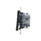 Interruptor de escalera Simon 55 WMDL-0103Lx-149 con retroiluminación LED, retroiluminación como en interruptor individual (módulo) 10 AX, 250 V~, conectores rápidos; negro mate