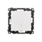 Interruptor de escalera Simon 55 WMDL-0105Lx-111 con retroiluminación LED, retroiluminación como en interruptor individual (módulo) 10 AX, 250 V~, conectores rápidos; blanco mate
