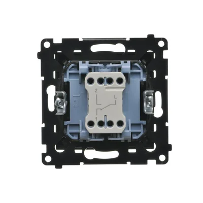 Interruptor de escalera Simon 55 WMDL-0106xx-149 sin pictograma (módulo) 10 AX, 250 V~, conectores rápidos; Negro mate