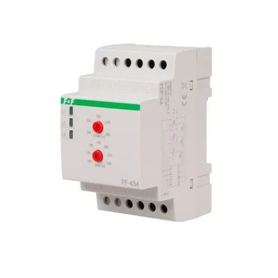 Interruptor de fase automático para cooperación con un contactor con fase prioritaria, ajustable