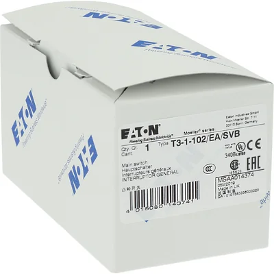 Interruptor de leva, 32 A, 13 kW, T3-1-102/EA/SVB