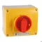 Interruptor de leva de 25 A, seccionador tetrapolar 0-1, en carcasa OB13