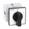Interruptor de leva GX1610U serie GX, seccionador, 3 polos, 16 A, para montaje en panel, con pomo negro y placa de 48x48 mm