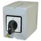 Interruptor de leva PROMET en carcasa de plástico con placa frontal y placa 0 - Y - Δ (interruptor estrella-triángulo), 16 A, IP65