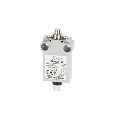 Interruptor de límite 1R 1Z, pulsador metálico de acción rápida PEM2G11Z A37-B82Z