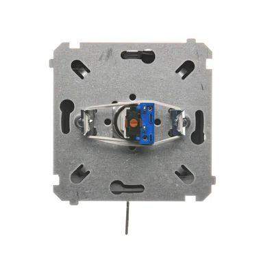 Interruptor de llave unipolar, 2 posiciones, 5A 230V, grafito metalizado mate