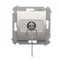 Interruptor de llave unipolar (módulo) 2 posiciones 0-I contacto normalmente abierto 5 A 230 V plateado (metálico)
