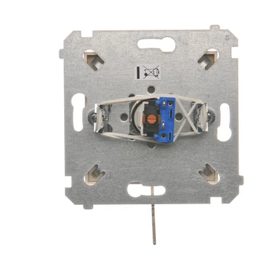 Interruptor de llave unipolar (módulo) 2 posiciones 0-I contacto normalmente abierto 5 A 230V crema