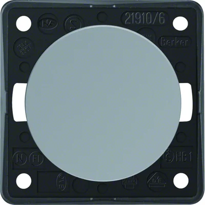 Interruptor de llave universal gris Integro Flow/Pure