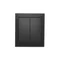 Interruptor de luminaria de superficie Simon Aquaclick WA-CW5xxxx-xx-49xx, IP44, 10AX, 250V~, terminales de tornillo; negro