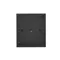 Interruptor de luminaria de superficie Simon Aquaclick WA-CW5xxxx-xx-49xx, IP44, 10AX, 250V~, terminales de tornillo; negro