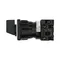 Interruptor de pasos T0-2-8241/EZ, Contactos: 3, 20 A, placa: 0-3, 45°, 3 pasos, 45°, enclavamiento, montaje en panel de 22,3 mm, pomo negro, sin bloqueo