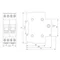 INTERRUPTOR DE RED MODULAR PARA GENERADOR 2P 40A