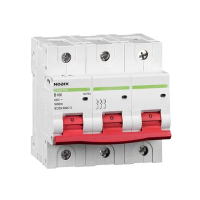Interruptor de sobrecorriente Ex9B125 3P C100A, 20 kA, característica C, 100 A, 3 polos