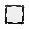 Interruptor de tres posiciones para persiana enrollable Simon 55 WMDL-0106L1-111 (módulo), 10 A, 250 V~, conectores rápidos; blanco mate.