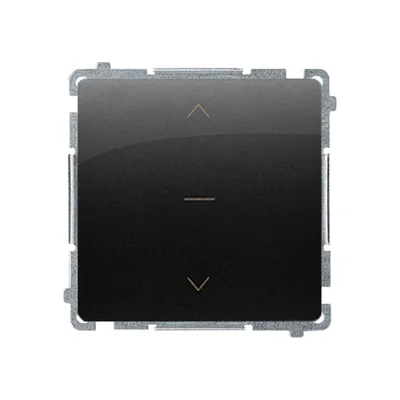 Interruptor de tres posiciones para persiana enrollable Simon Basic WMUL-0401xx-Y011 (módulo); negro