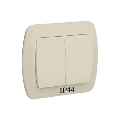 Interruptor de vela 230V, beige