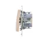 Interruptor de vela (módulo) 10A 250V, conectores rápidos, crema