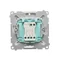 Interruptor de vela (módulo) 10A 250V, terminales de tornillo, blanco