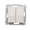Interruptor de vela (módulo) 16A 250V, terminales de tornillo, blanco