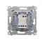 Interruptor de vela para la versión 230V (módulo), bronce mate metalizado