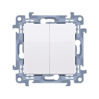 Interruptor de vela SIMON 10 para versión IP44 (módulo), 10 AX, 250 V~, blanco