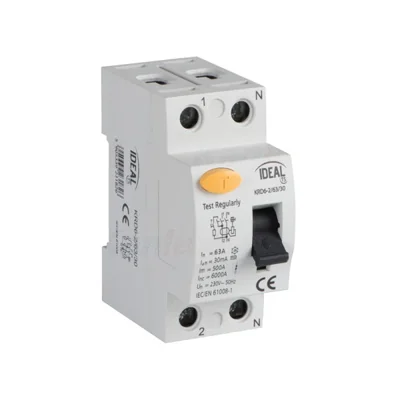 Interruptor diferencial de corriente KRD6-2/63/30