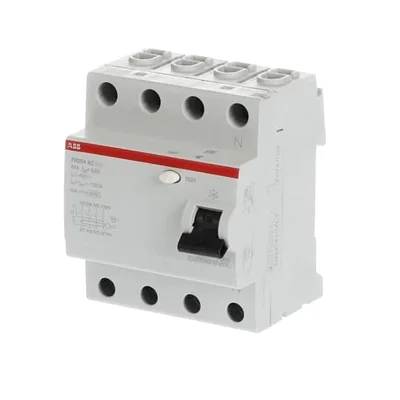 Interruptor diferencial FH204 AC-63/0.3 | 4P | CA | 63A | 300mA | instantáneo |