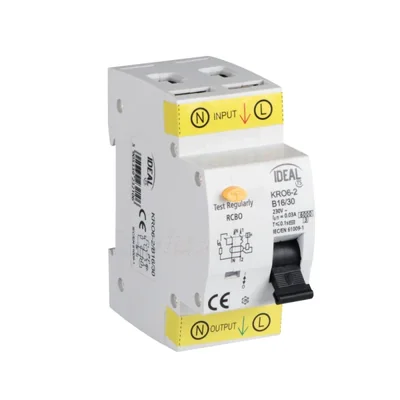 Interruptor diferencial KRO6-2/B16/30 con protección contra sobrecorriente
