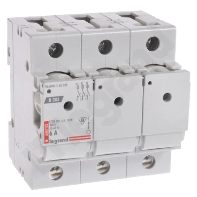 Interruptor fusible R 303 6 A 3P