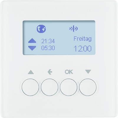 Interruptor horario para persianas KNX RF QUICKLINK Q.1/Q.3 blanco