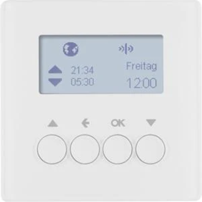 Interruptor horario para persianas KNX RF QUICKLINK Q.1/Q.3 blanco