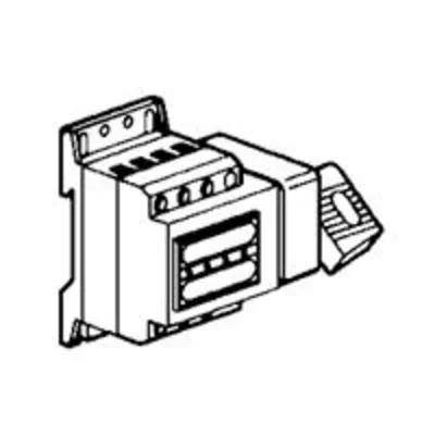 Interruptor lateral VISTOP 32 A 4P rojo
