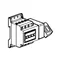 Interruptor lateral VISTOP 32 A 4P rojo